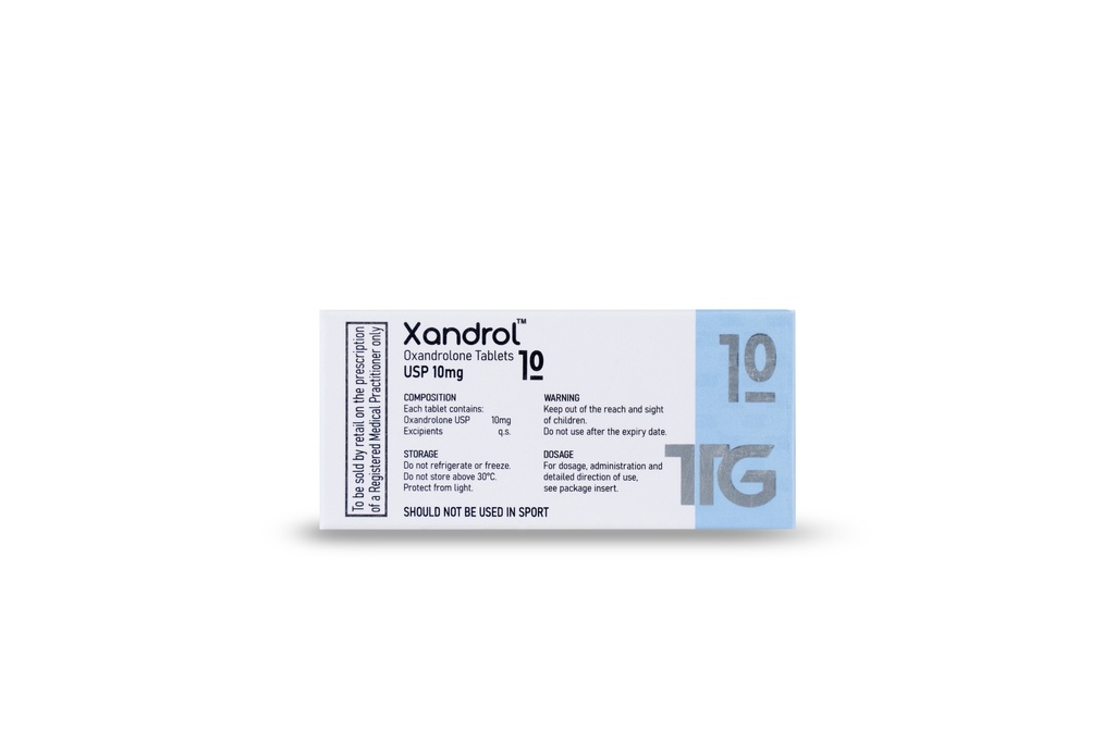 Oxandrolone 10mg x 10's x 5 strips  (THAIGER PHARMA)