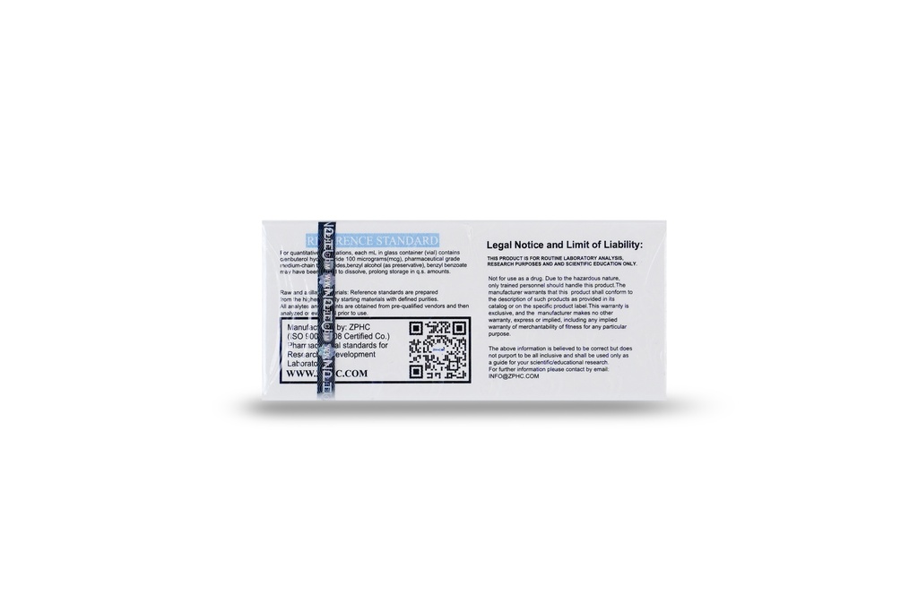 Clenbuterol INJection-100MCG/ML- 10 ML VIAL - ZPHC