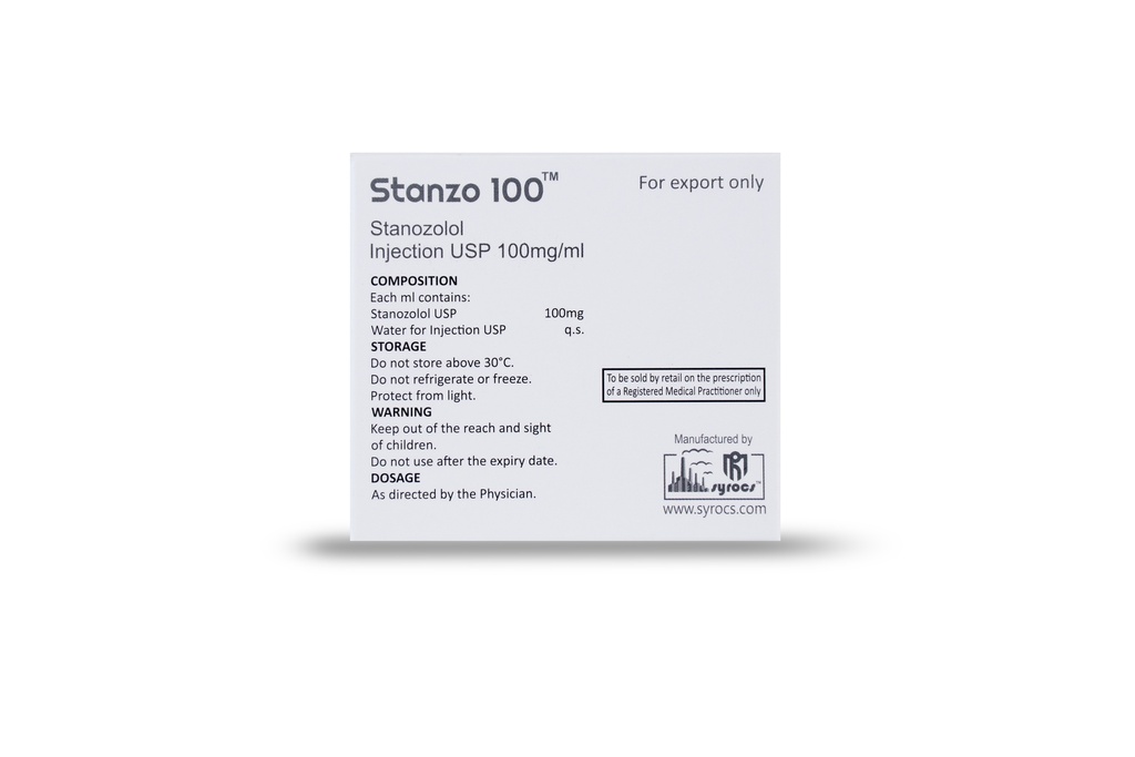 Stanozolol USP 100mg (Syrocs)