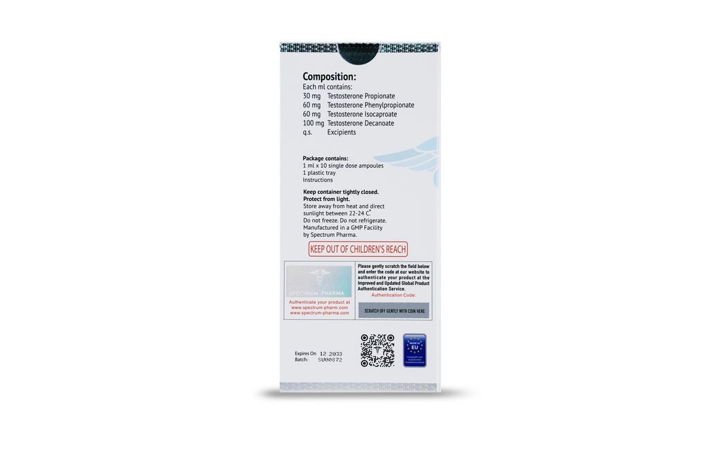 TESTO MIX 250 1 ML (SPECTRUM)