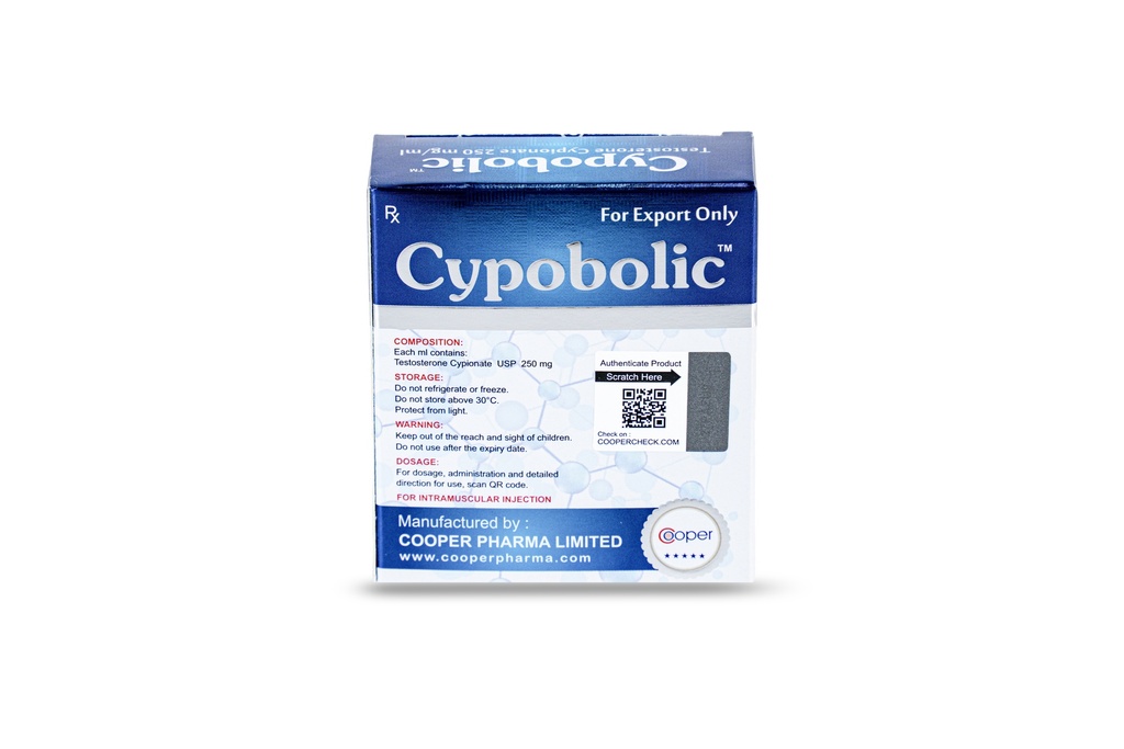 Testosterone Cypionate 250mg(Cooper)