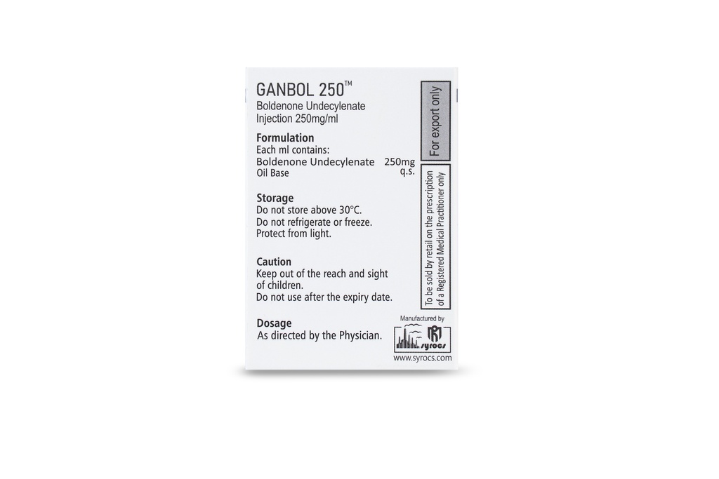 Boldenone Undecylenate 250mg (Syrocs) 10 ML VIALS 