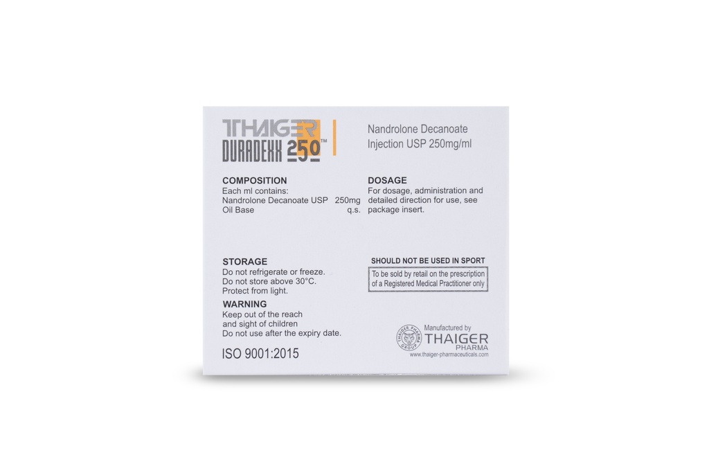 Nandrolone Decanoate 250mg/ml x 10 amp's