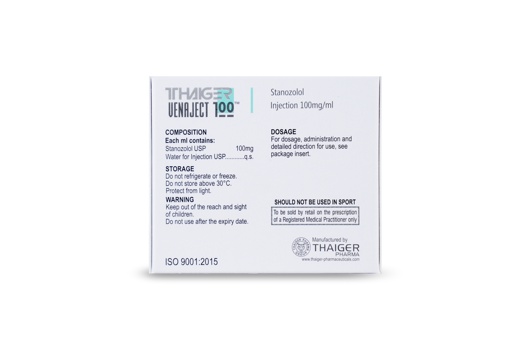 Stanozolol 100mg/ml x 10 amp's (THAIGER PHARMA)
