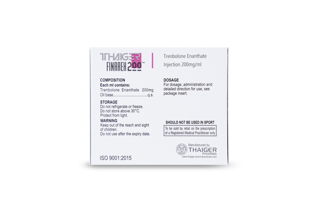 Trenbolone Enanthate 200mg/ml x 10 amp's (THAIGER PHARMA)