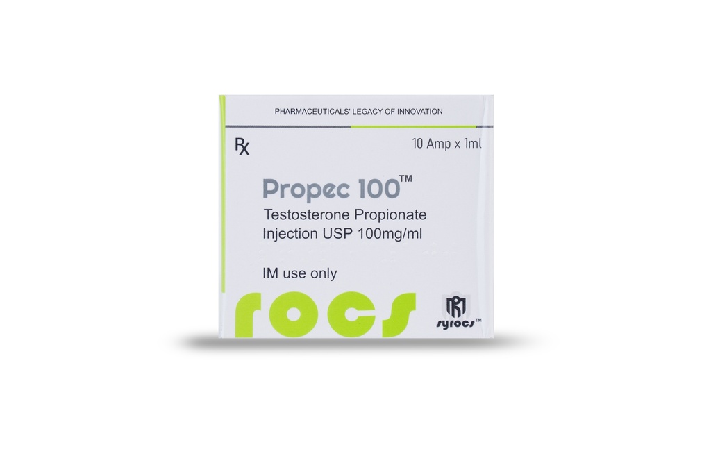 Testosterone Propionate USP 100mg/ml (Syrocs)
