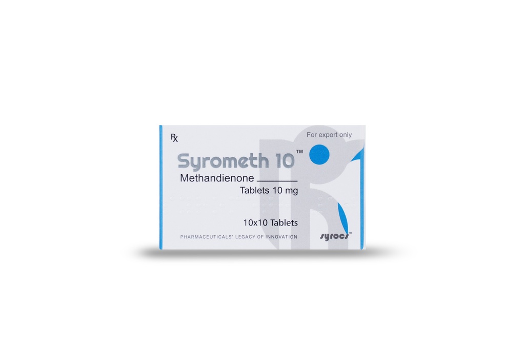 Methandienone 10mg (10x10 Tablets) (Syrocs)