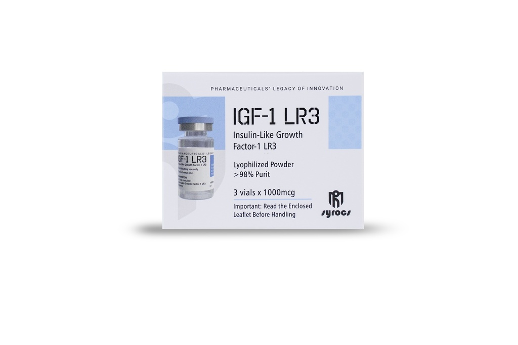 Insulin-Like Growth Factor 1 LR3 (3vials x 1000mcg) (Syrocs)