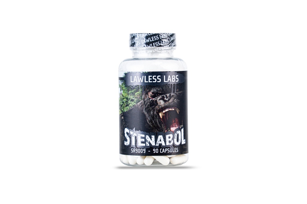 STENABOL - SR9009 CAPS - 10 MG / pill - 90 CAPSULES Bottle -
LAWLESS LABS
