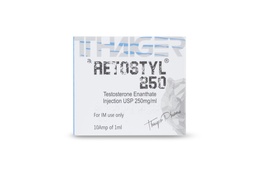 [تيست انثينات تايجر] Testosterone Enanthate  250mg/ml x 10 amp's (THAIGER PHARMA)